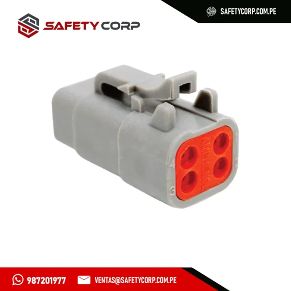 Conector Hembra DTM06-4S