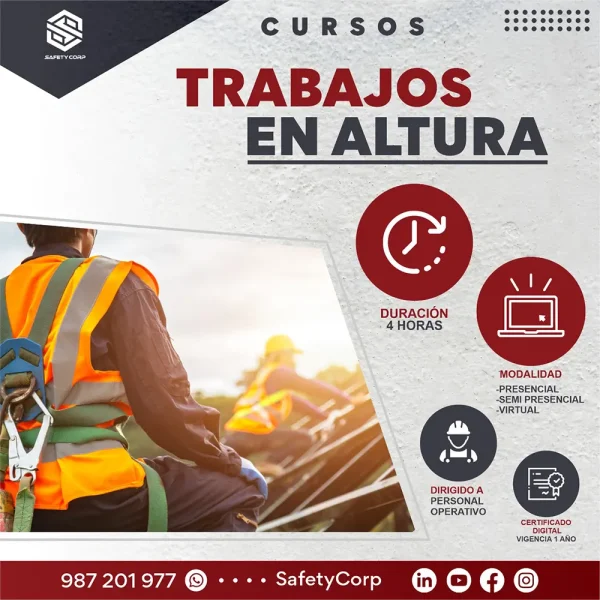 Persona Competente para Trabajos en Altura (8 Horas)