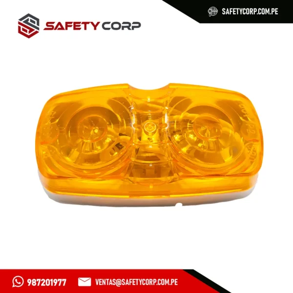 Faro Lateral 2 LED 12-24V SC Ámbar Peterson