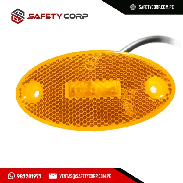 Faro Lateral LED 12-24V Ámbar SC-003