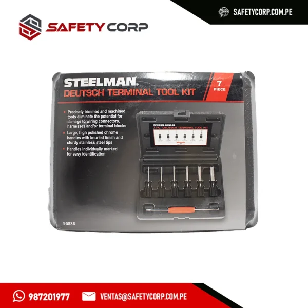 Juego de Terminales STEELMAN 7 PIEZAS DEUSTCH
