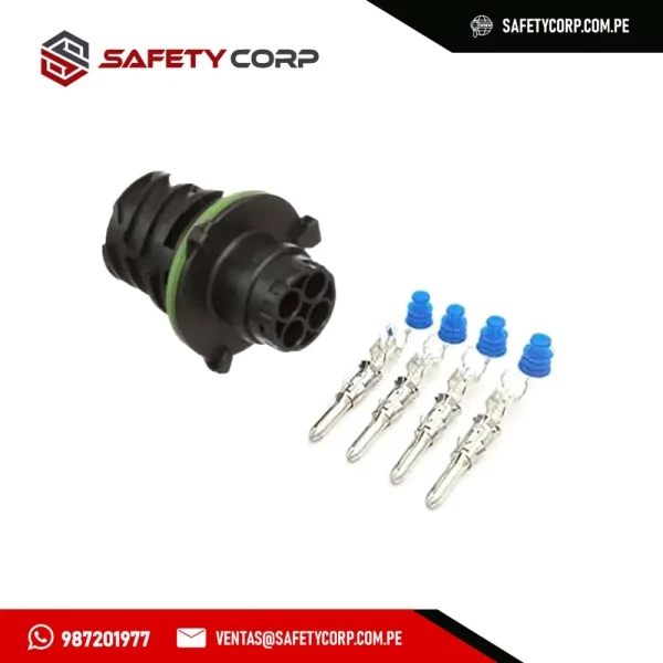 Kit Conector Pasamuro 4 Vias – Seal Green 4P