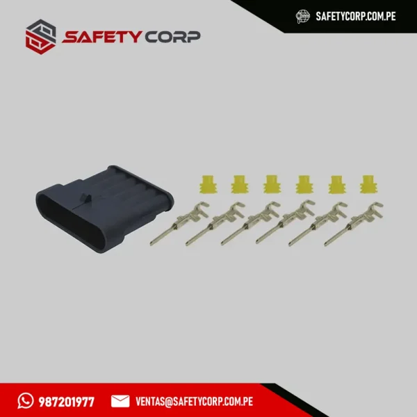 Kit Conector Weater Proof 6P