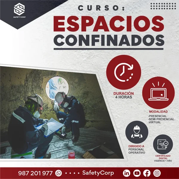 Persona Competente para Trabajos en Espacios Confinados (8 Horas)